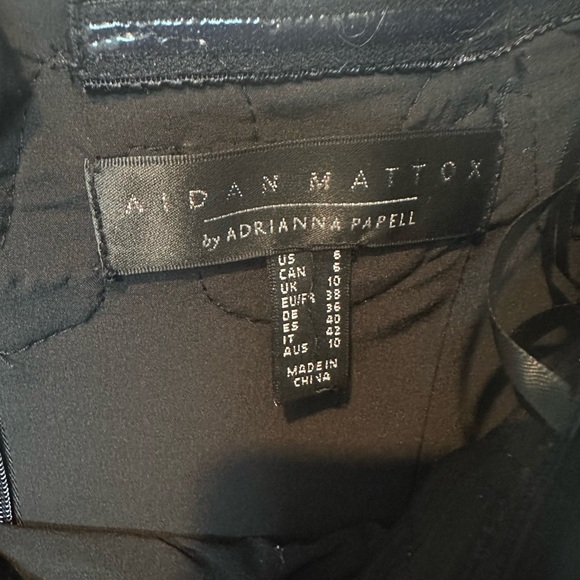 Black Ruffled Off-Shoulder Dress - Picture 4 of 4